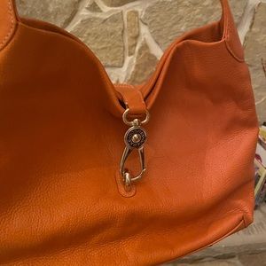 Dooney & Bourke Leather Lock Shoulder Bag